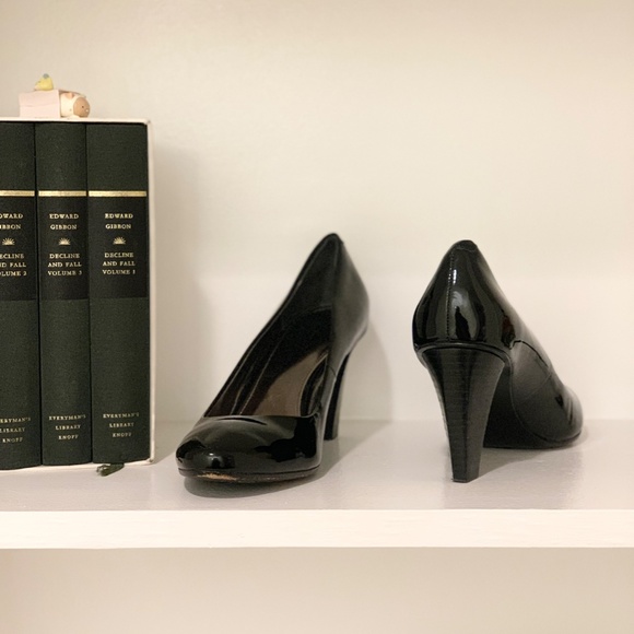 Coach Black Patent Leather Heels - Picture 3 of 8
